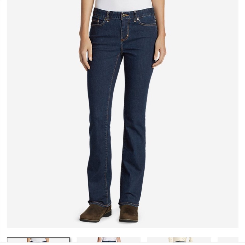 NWT Eddie Bauer Slightly Curvy Bootcut Size 20